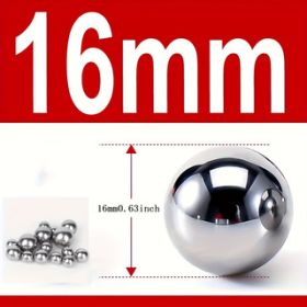 Xemussa 16mm Carbon Steel Bearing Balls Precision Balls 20pcs