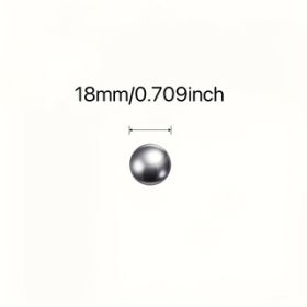 Xemussa 18mm Carbon Steel Bearing Balls Precision Balls 10pcs