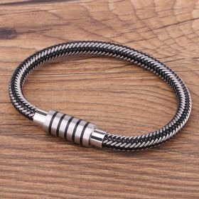 Titanium Bracelet for Him (size: 8.7in)